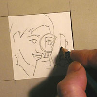 Montessori ABC Thumbnail Drawing