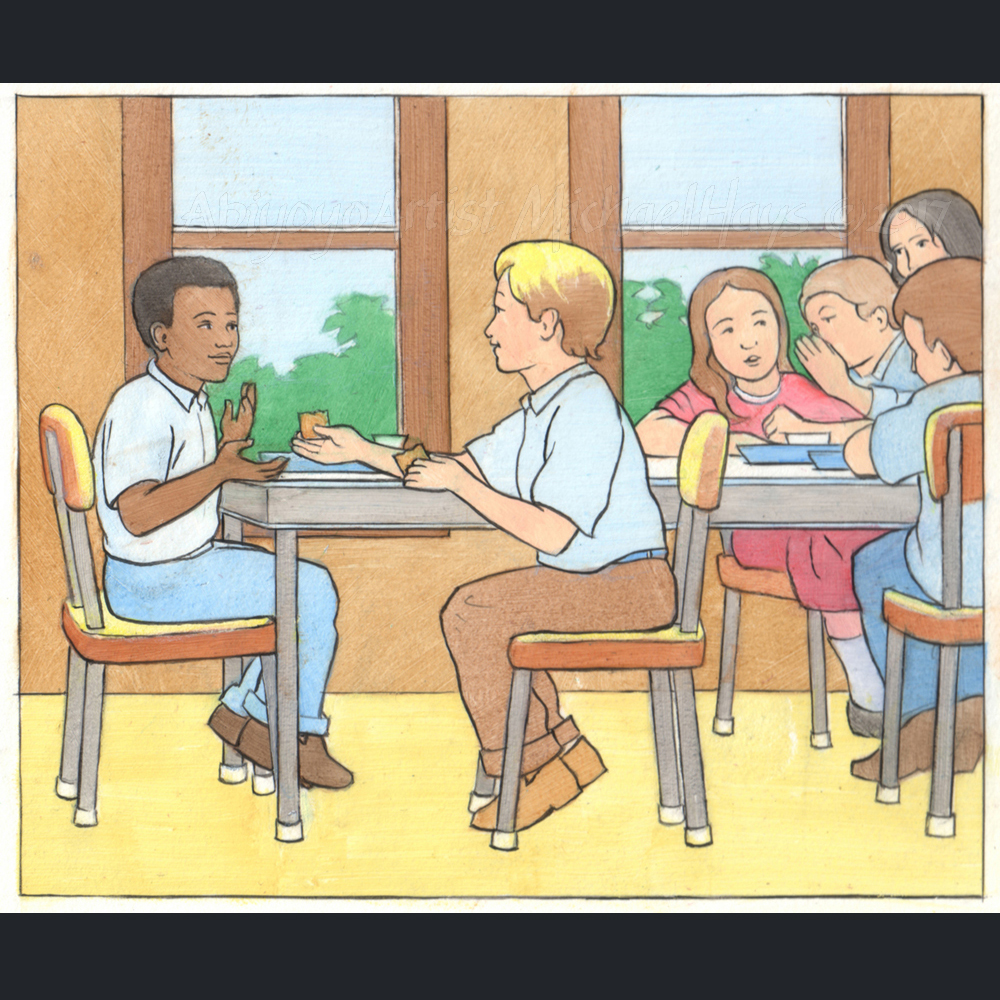 Steve Conrad's feature film The Promotion illustrated by Michael Hays