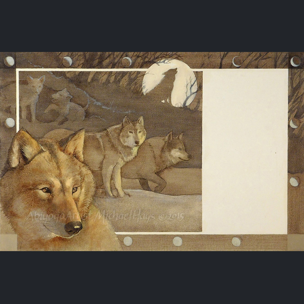 Wolves illustrated by Michael Hays